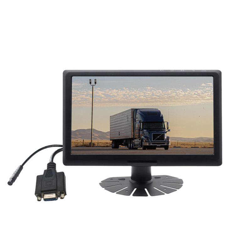 9 Inch Layar IPS Monitor Mobil Dhukungan CVBS,HD,VGA