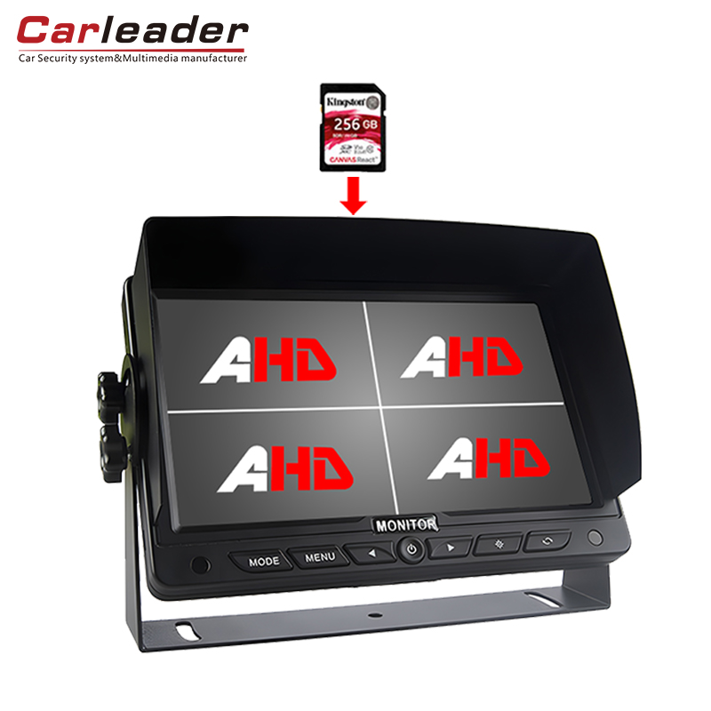 Monitor Rear View Kendaraan 7 inci Kanthi fungsi rekaman video DVR