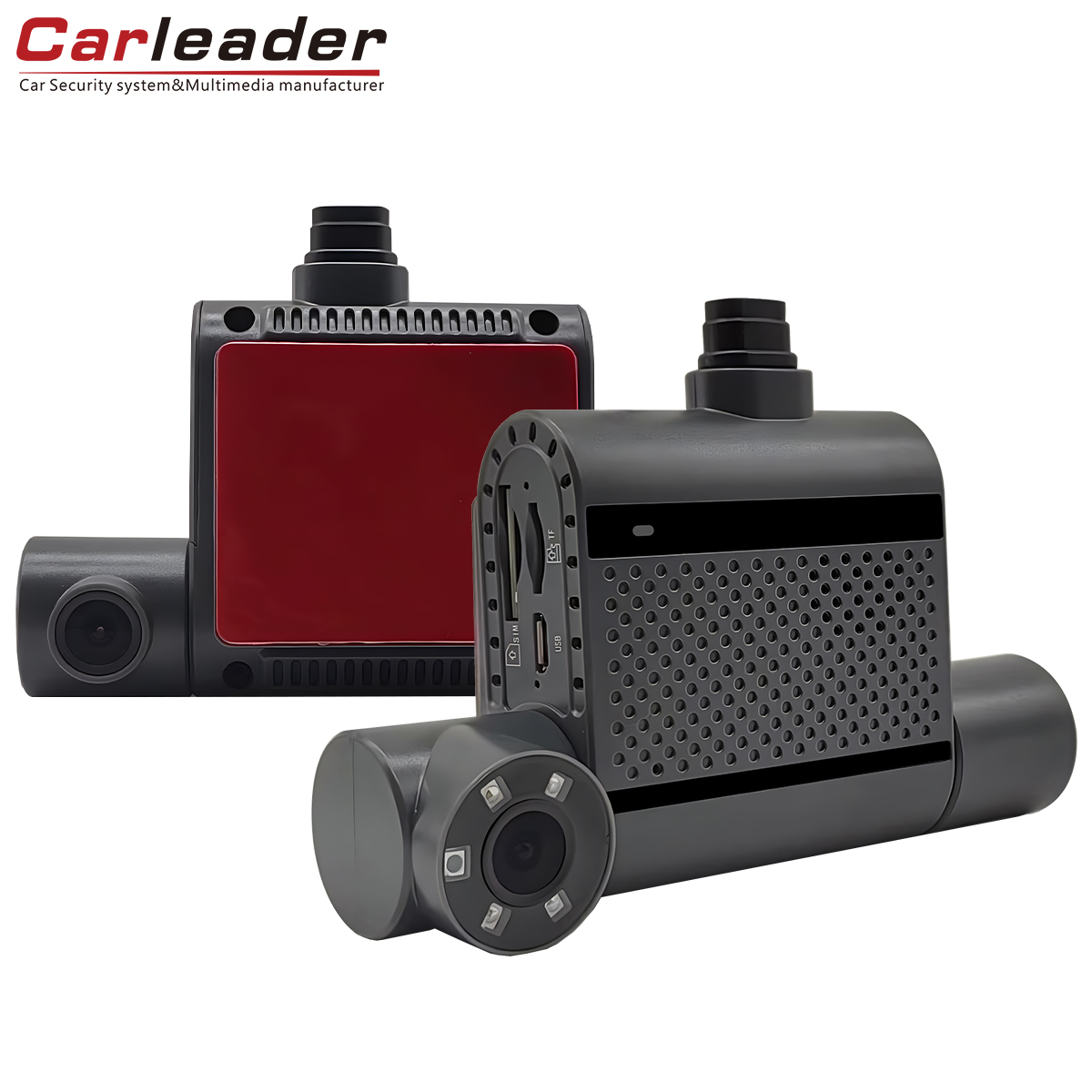 Nyopir luwih cerdas, tetep dilindhungi-carleader dual-salang DVR ngrekam kamera dash HD 1080p