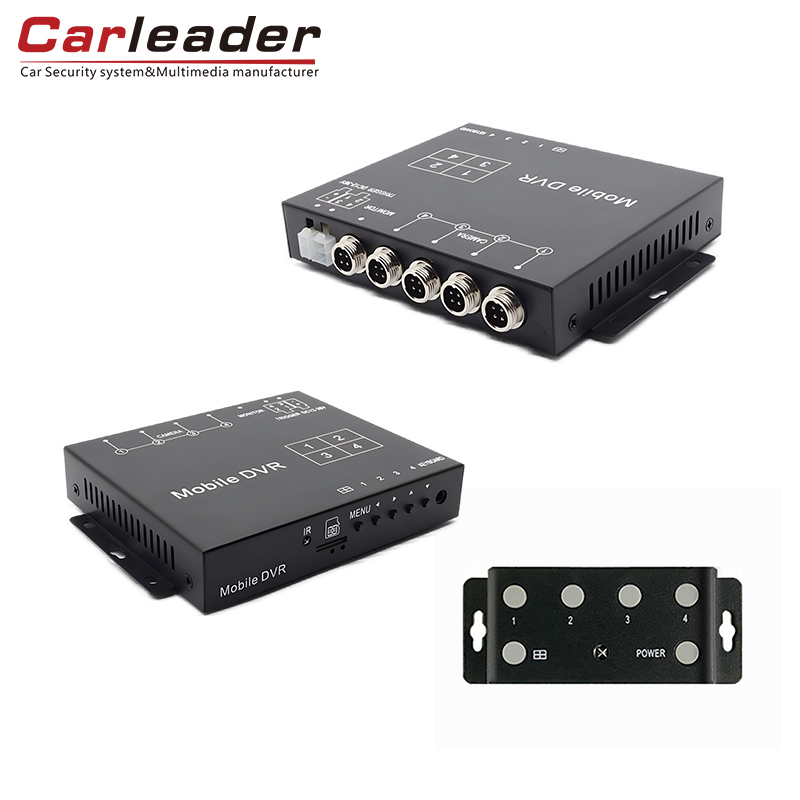 Carleader 4ch AHD 1080p Mini Mobile Mobile DVR Dhukungan Card Card