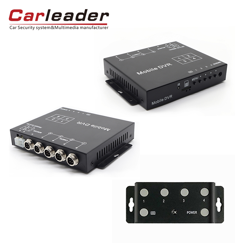 Carleader 1080p AHD Quad Quad Quad Quad Split Kontrol Kontrol Kanthi Fungsi Rekam: Hub Surveillance Kendaraan Sampeyan Kabeh