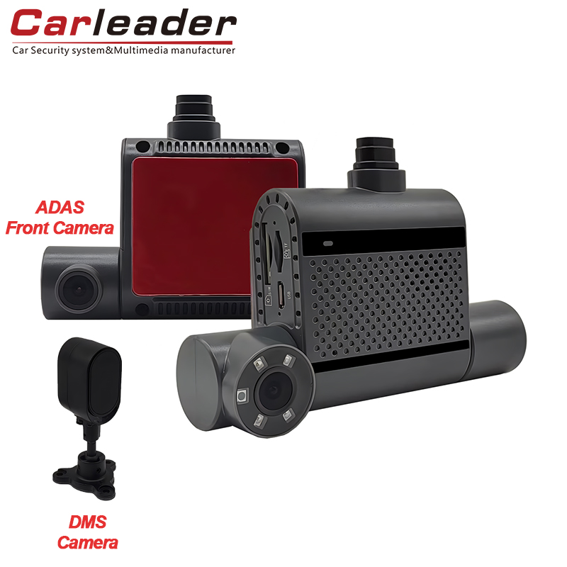 Carleader 3 saluran Ai Dash Cam karo Adas lan DSM: drive luwih pinter, tetep aman