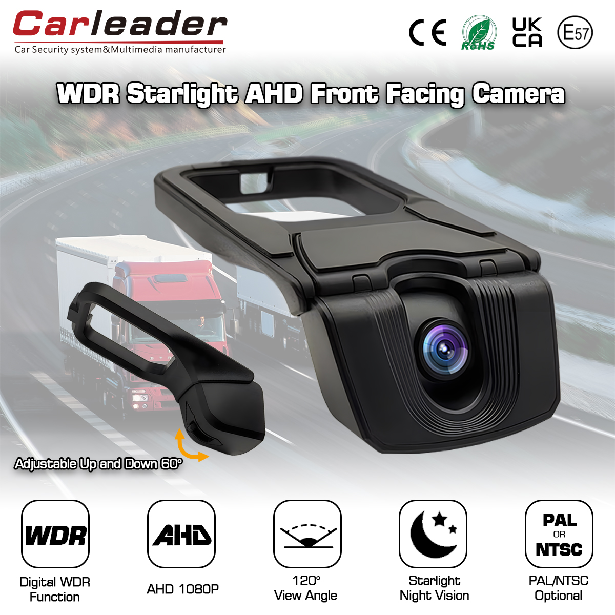 Kamera Visi Starlight Front CARTERER kanthi fungsi WDR digital Kamera Visi Starlight Front CARTERER kanthi fungsi WDR digital