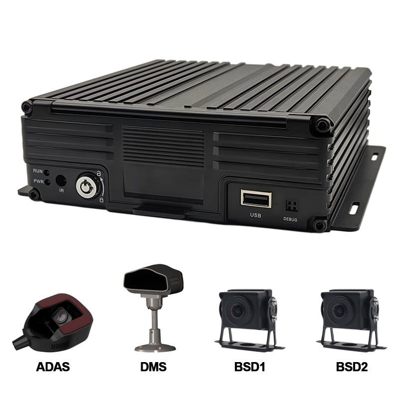 Tingkatkan Manajemen Keamanan Armada Kanthi Carleader 8CH AI HDD Mobile DVR Dhukungan ADAS+DMS+BSD