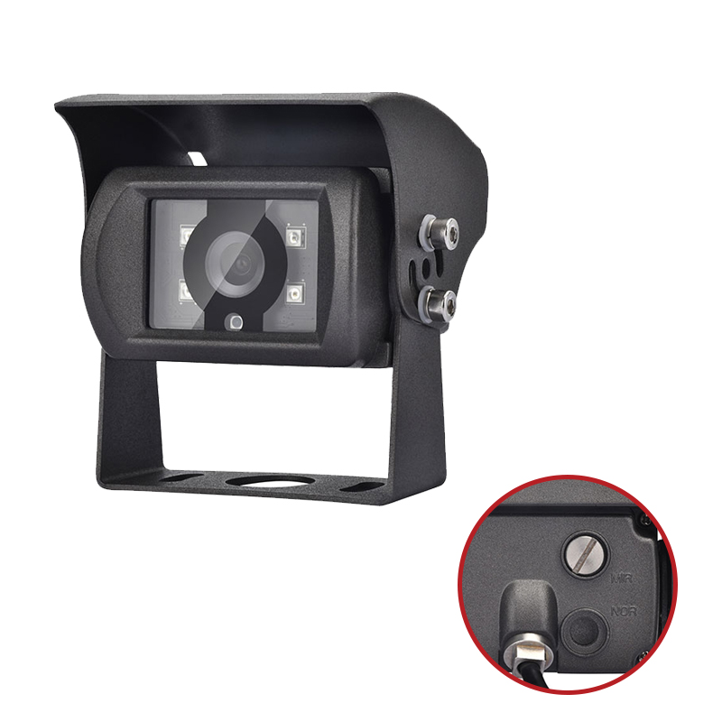 Carleader AHD 4 IR LED Reversing Camera Mirror / Gambar Normal Switchable