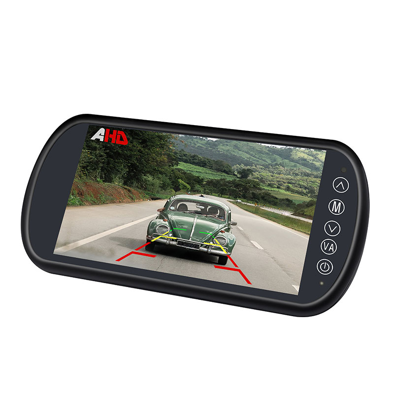 Carleader 7 Inch 2CH AHD Inputs Rear View Mirror Monitor--Pilihan Apik kanggo Reversing Safety