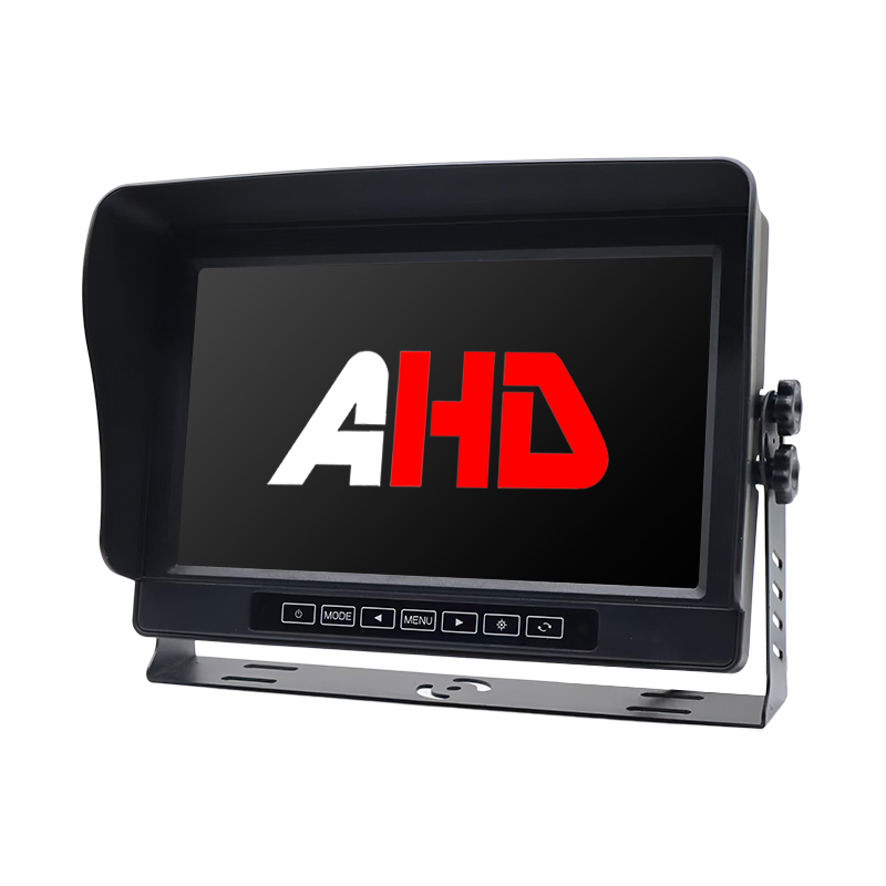 Carleader 10.1 Inch IP69K Waterproof 2CH AHD Input Tombol Tutul Monitor Kendaraan