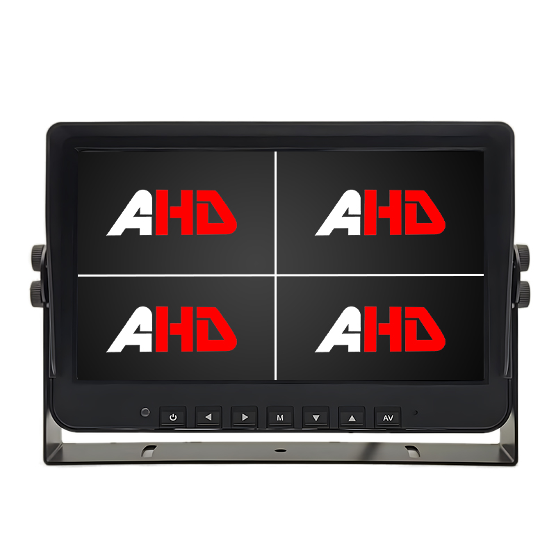 Carleader 10.1 Inch 4CH Kotak Tampilan Heavy Duty Vehicle AHD Monitor