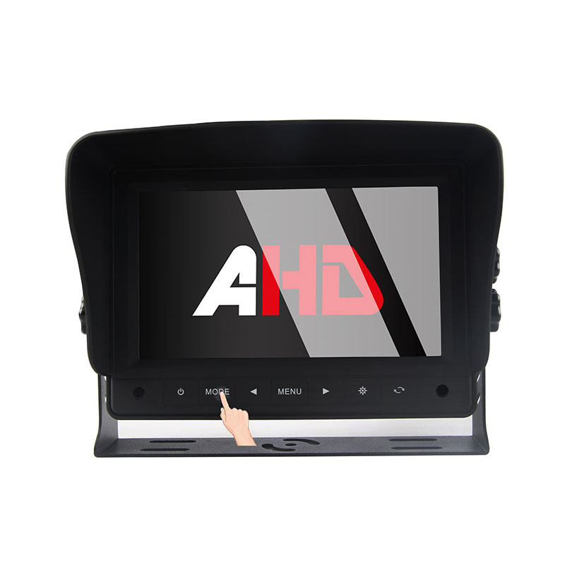 Carleader 7 Tombol Tutul Inch 2CH Heavy Duty AHD Vehicle Montior