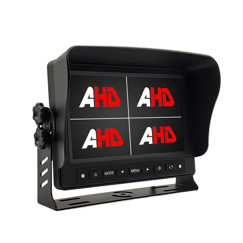 Carleader 7 Inch Waterproof kotak Split Tampilan Heavy Duty Truck Monitor
