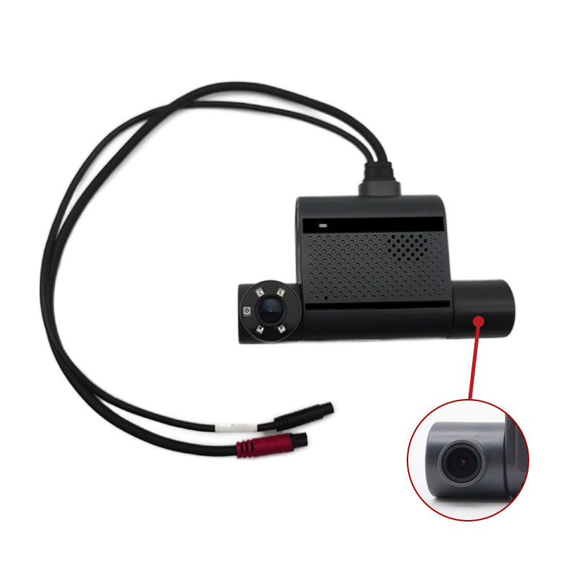 3-Saluran AI ADAS DMS Mobil Dash Cam