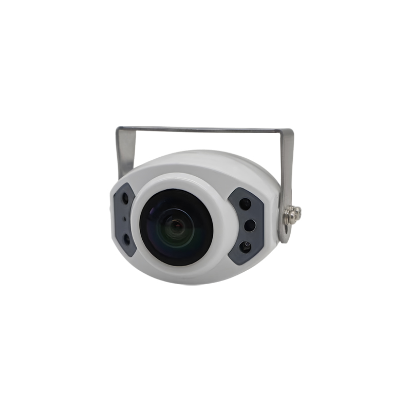 4 IR LED Ukuran Mini Waterproof Mini Tampilan Kamera Putih