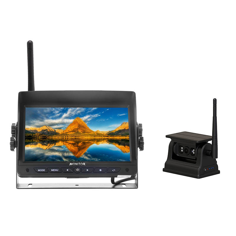 7 Inci 2.4G Digital Wirang Magnetik Niram Magnetik Sistem Surya Kamera Sistem