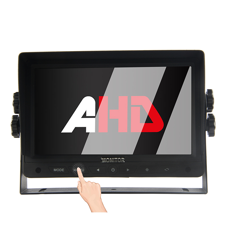 7 Inch 2CH AHD Input Monitor Mobil karo Tombol Tutul