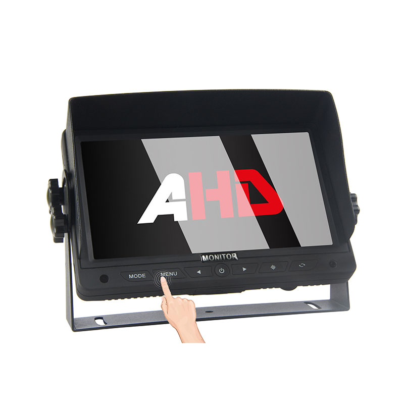 Monitor Mobil AHD 7 Inch kanthi Tombol Tutul