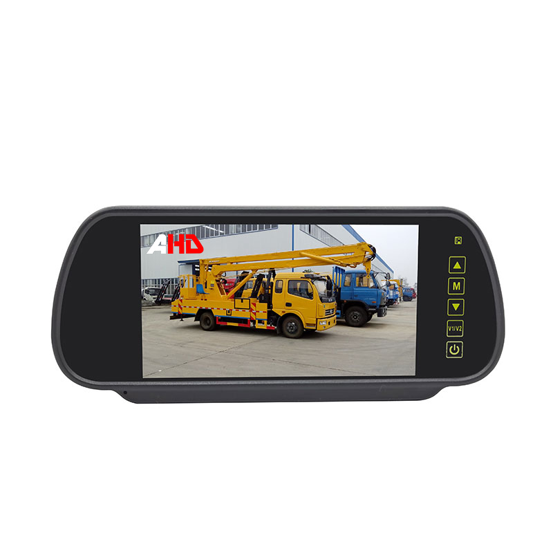7 Inch Monitor Cermin Mobil AHD Digital Rear View Mirror Monitor untuk Truk Bus Kendaraan Komersial
