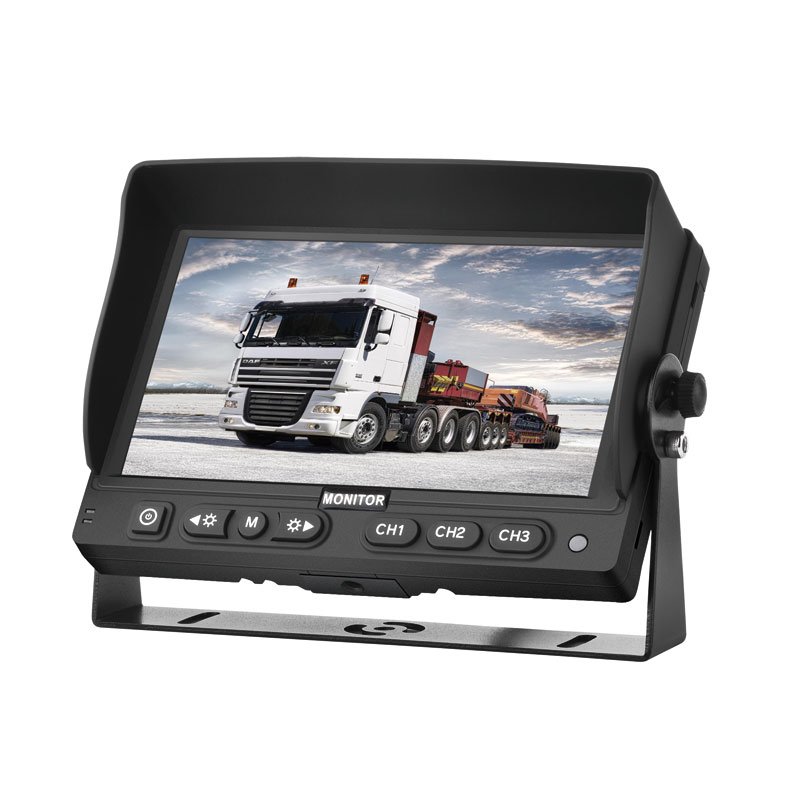 3 monitor mobil input video