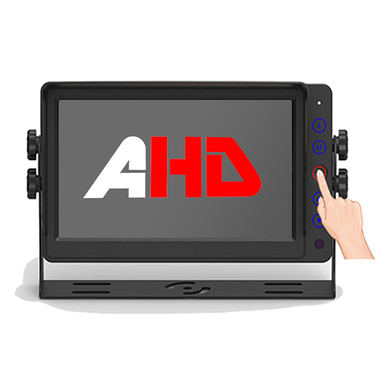 Monitor Kendaraan Komersial 7 Inch kanthi Input Video AHD lan Remote Control