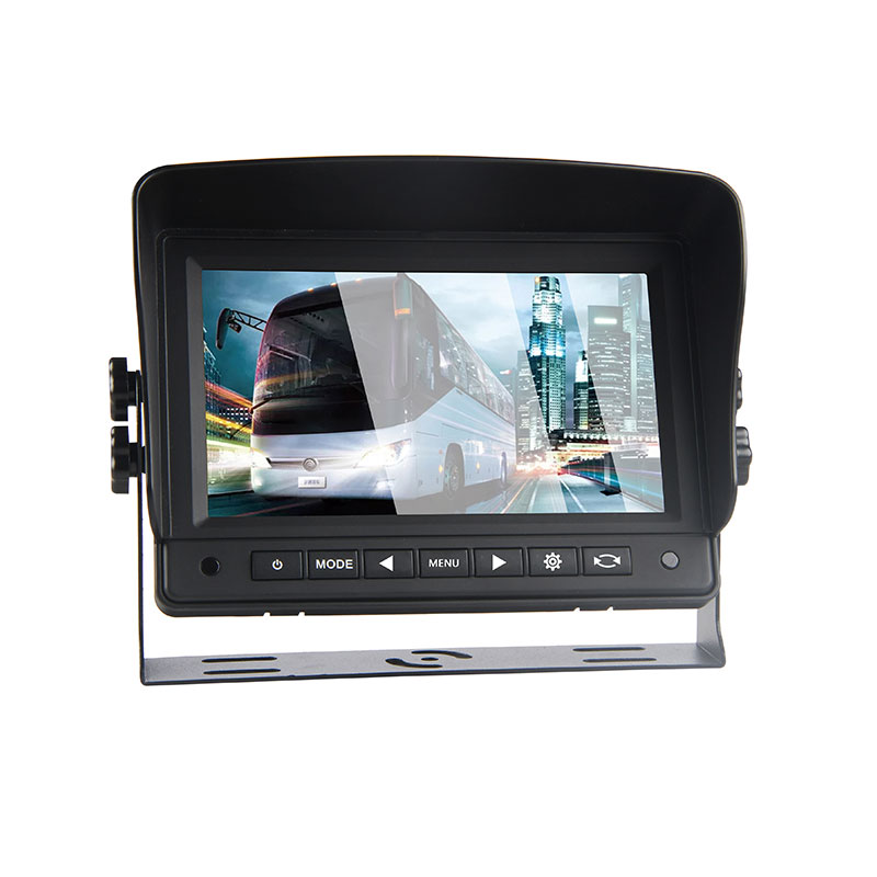 7inch Tugas Heavy Dash Mount Monitor Kanthi Rong Input Kamera