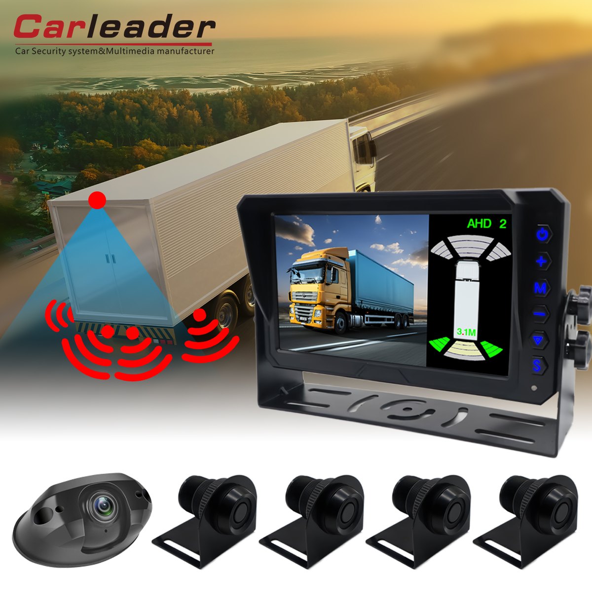 7 Inch Parking Radar Reversing System