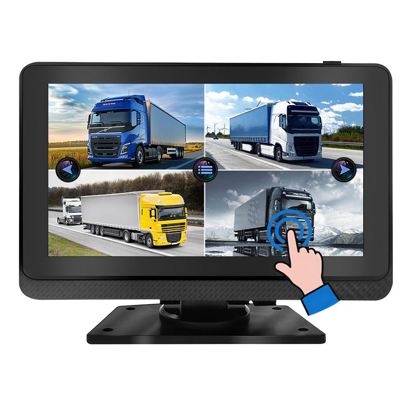 Monitor DVR Kendaraan Layar Tutul 7 Inch Kanthi Rekaman 1080P