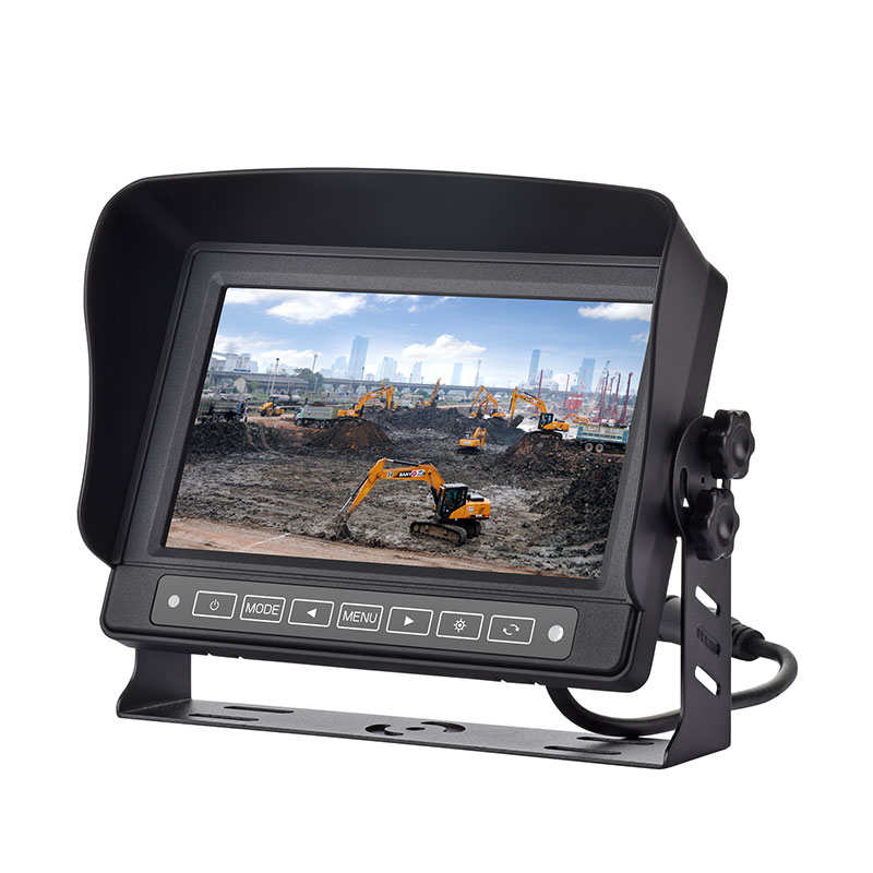 Monitor mobil anti banyu 7 inci kanthi tombol tutul