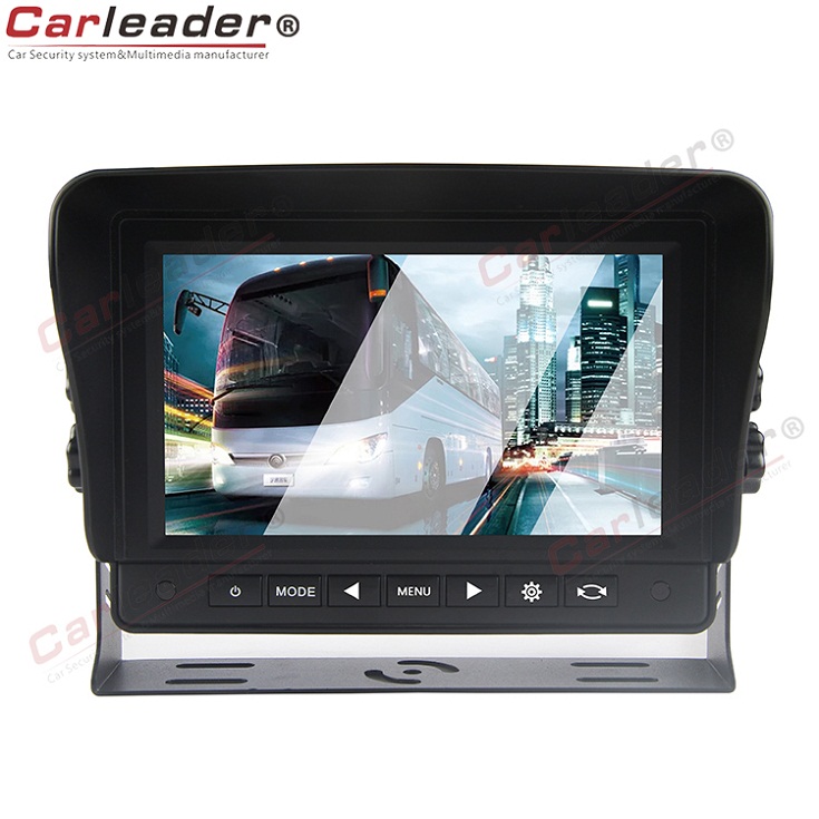 7inch Tugas Heavy Dash Mount Monitor Kanthi Rong Input Kamera