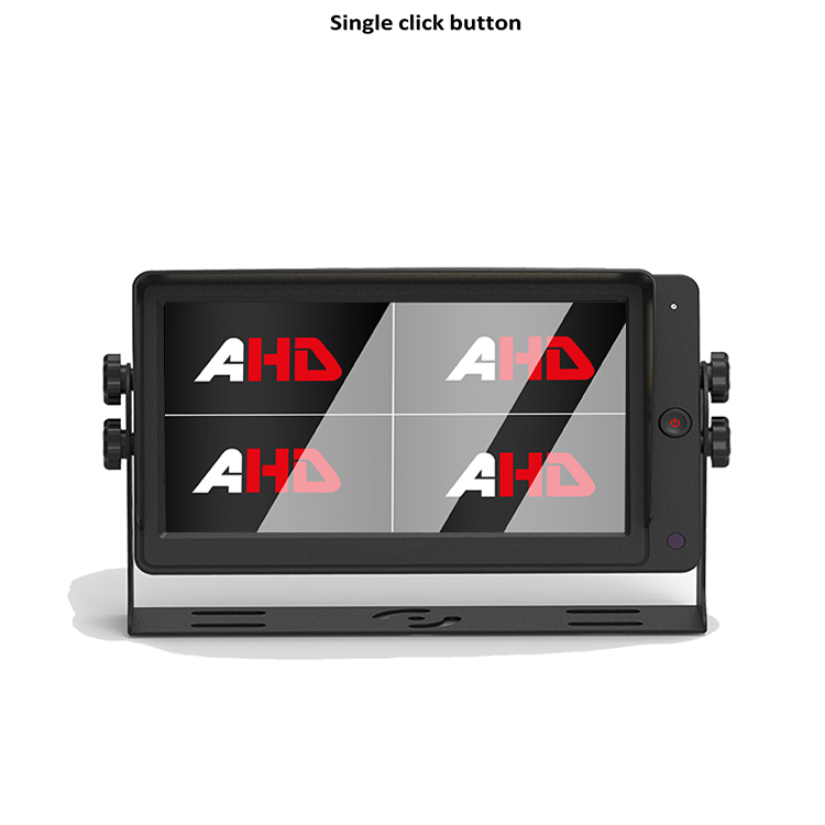 Monitor quad AHD layar tutul 7 inci