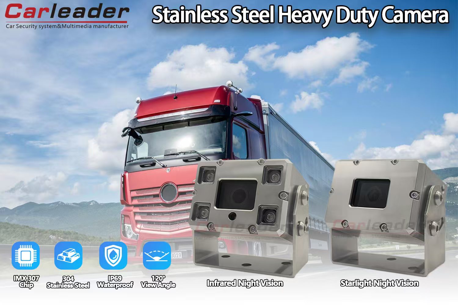 304 Stainless Steel Heavy Duty Camera