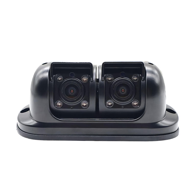 Infrared Dual Lens Rear View Camera kanggo Truk lan Kendaraan Komersial kanthi IP69K